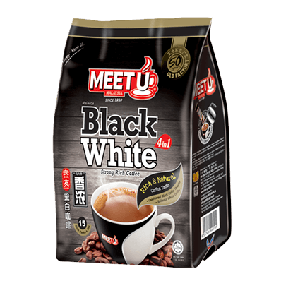 BLACK WHITE COFFEE 4 IN 1 - Sin Sing Coffee